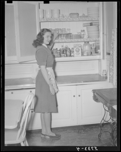 Georgetown College; girl standing in room