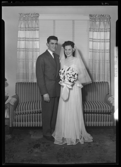 Mr. & Mrs. John Wallace; wedding