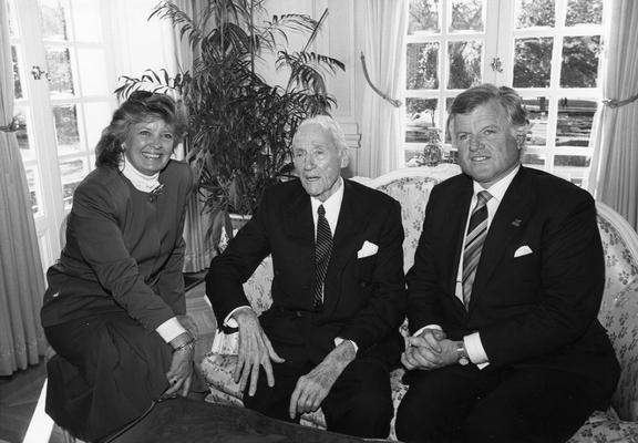 Governor Martha Layne Collins, Senator John Sherman Cooper and Senator Edward 